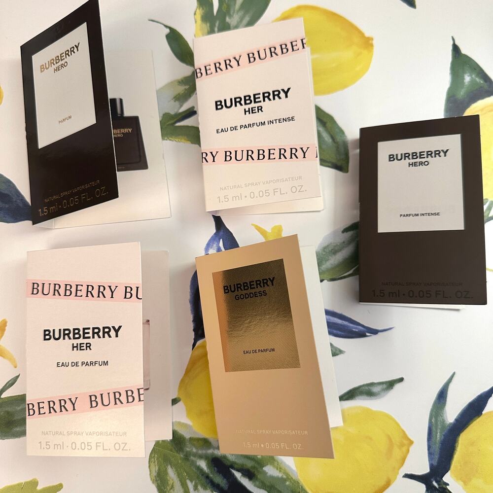 BURBERRY 5 PC Perfume Eau de Parfum & Intense Set – NEW